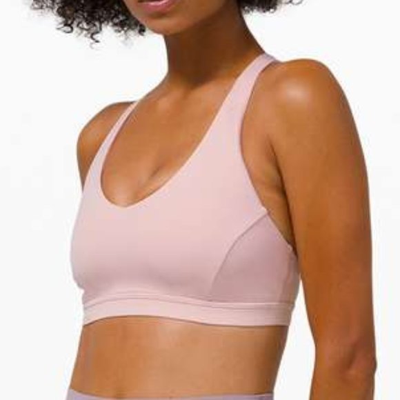 Lululemon Light Pink Arise Bra Size 4 - Picture 2 of 7